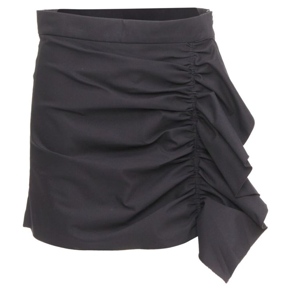 Red Valentino Black High Waisted Ruffle Skorts